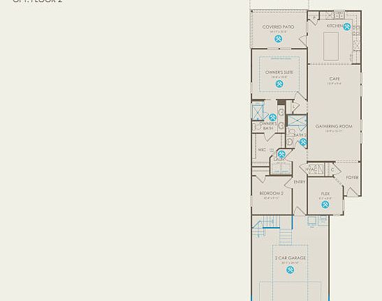 Compass Floor Plan, Quick Move-In Home, Floor 1