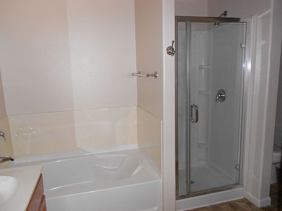 MASTER BATH TUB AND SHOWER