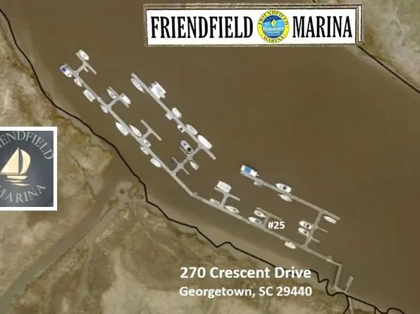 270 Crescent Dr. Boat Slip #25 Friendfield Marina, Georgetown, SC 29440