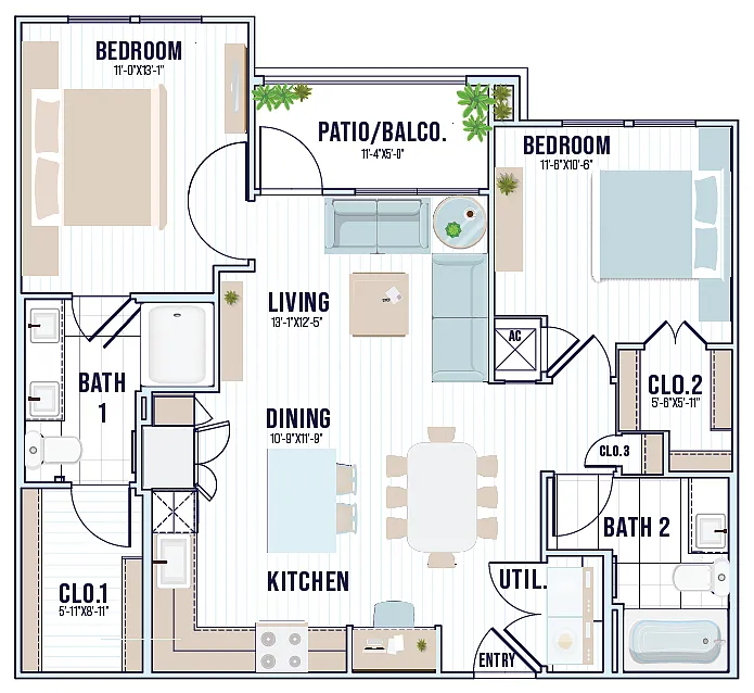 Floor plan B1