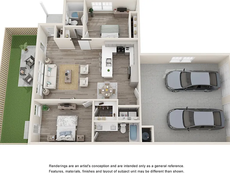 2 Bed Galileo Twin with Garage 2 Bed Galileo Twin with Garage