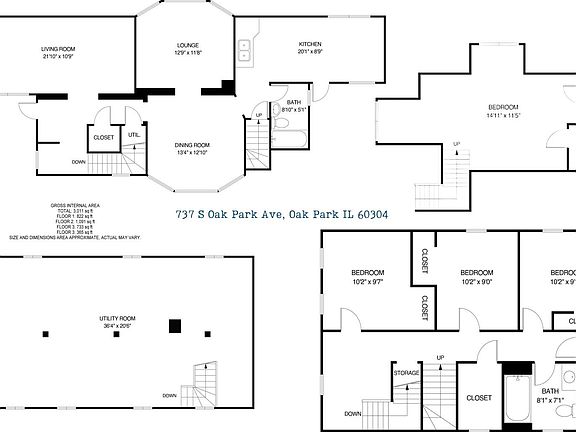 3rd image of 737 S Oak Park Ave