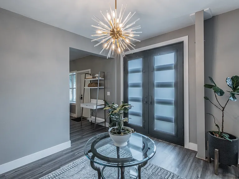 Step into style with this elegant and modern entryway.