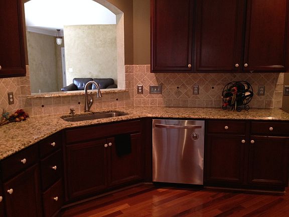 Kitchen looking into living 