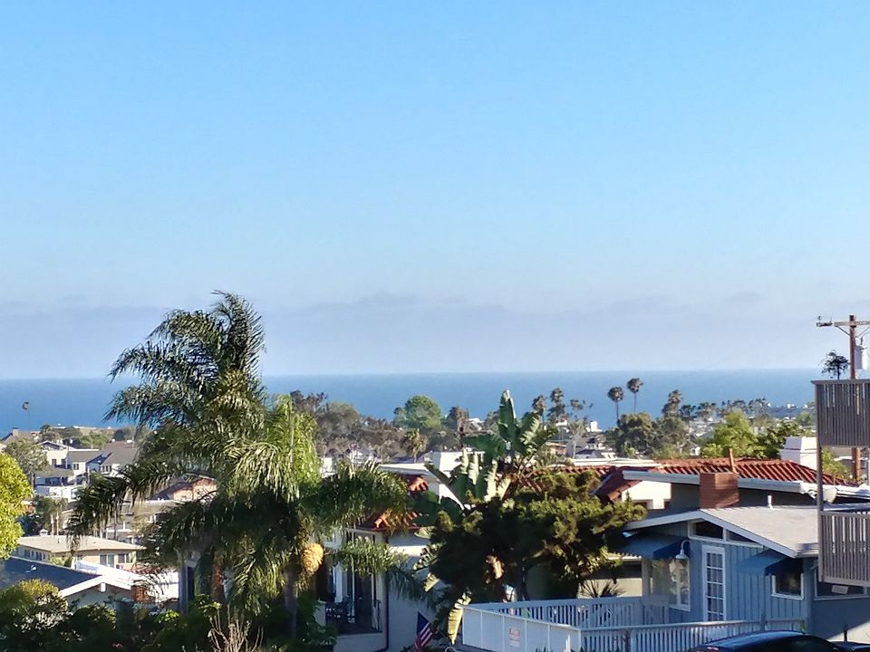 View from front of house