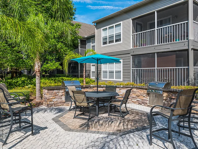 Fire up the grill and enjoy outdoor dining with friends
