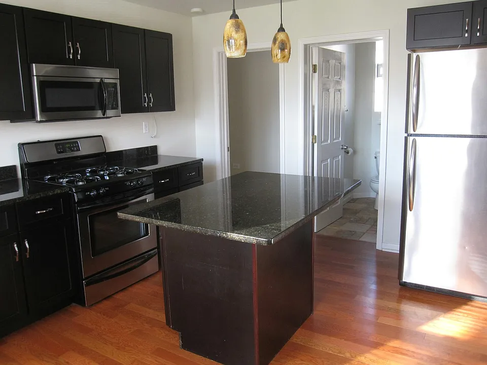 Kitchen to office and 1st bathroom