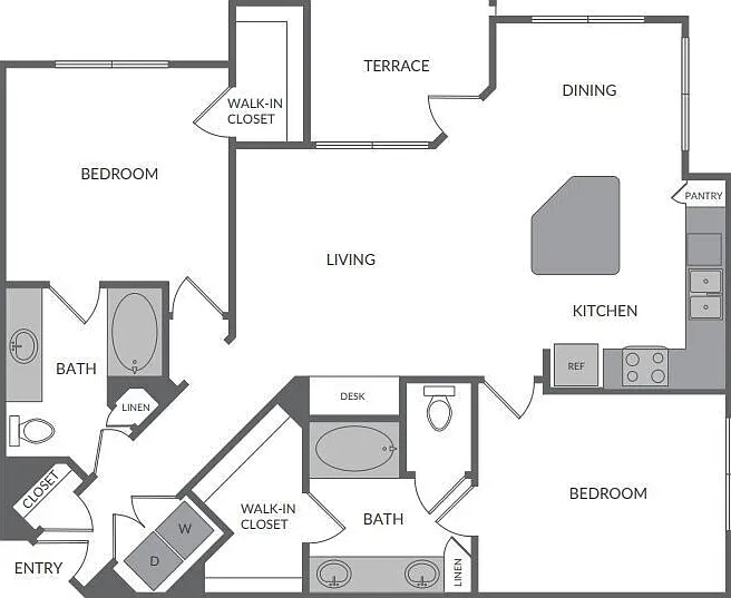 B2.P8 floor plan 91Fifty