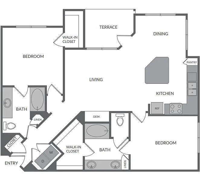 Floor plan B2.P8
