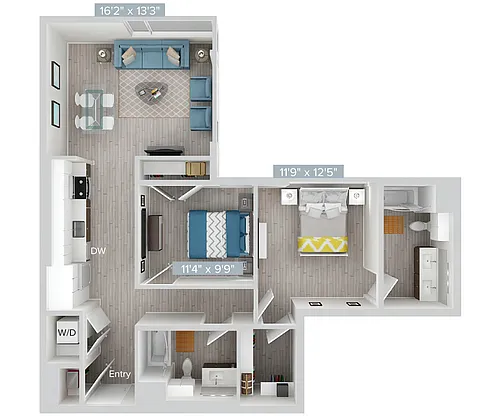 Floor plan B13