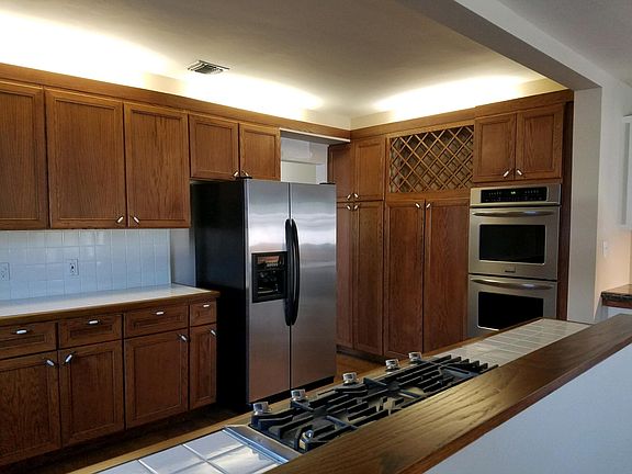 All stainless steel appliances in kitchen