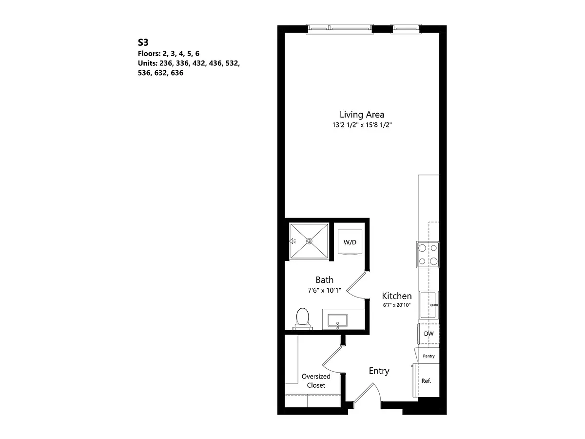 Floor plan S3