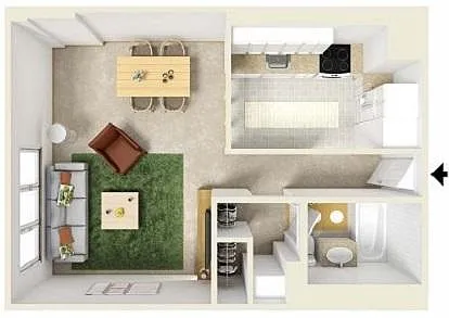 Floor plan Studio
