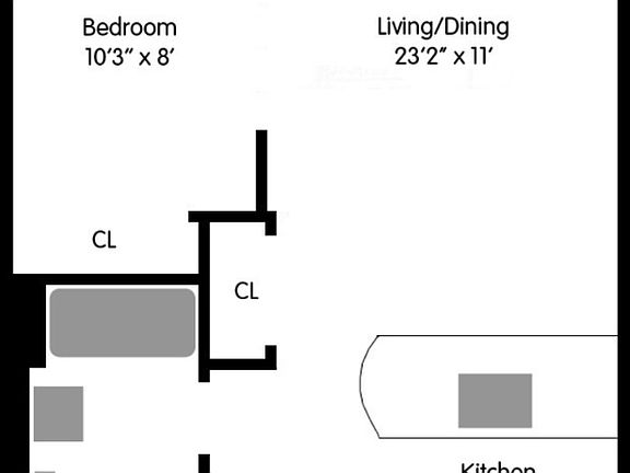 2nd image of 555 W 23rd St APT S10b