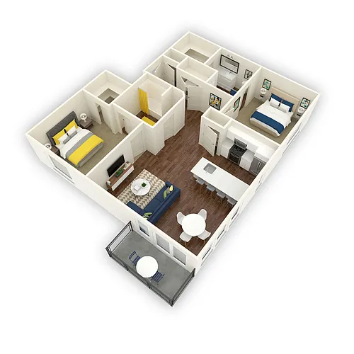 Floor plan B3