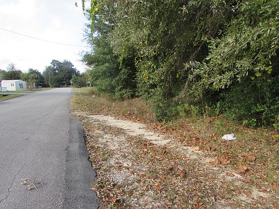 Front of lot going North