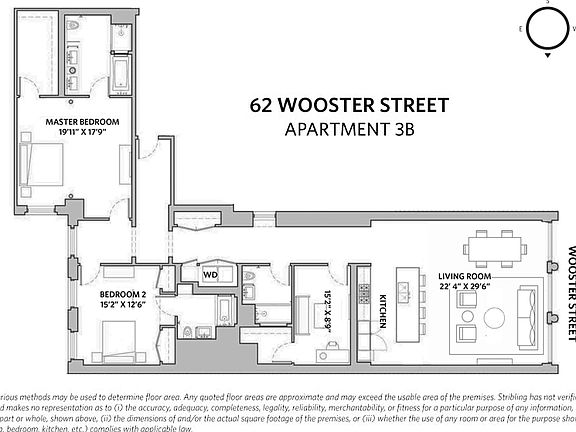 2nd image of 62 Wooster St Unit 3B