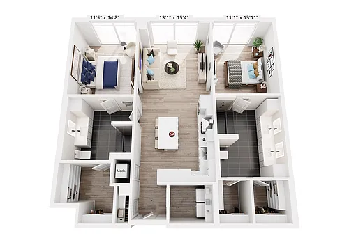 Floor plan B12