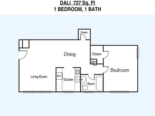Floor plan Dali