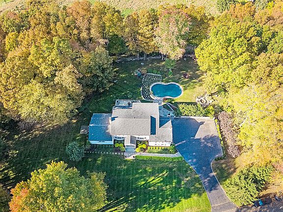 Aerial view from front.