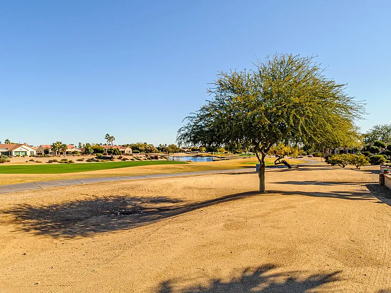 On The Golf Course. Hole 13 of Desert Springs.