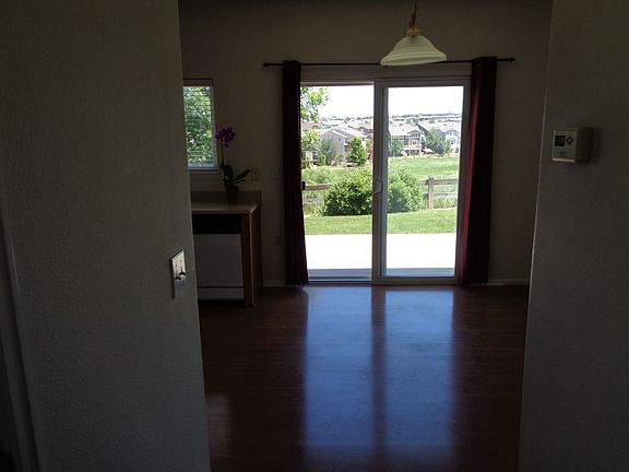 Hallway from front room to kitchen and family room