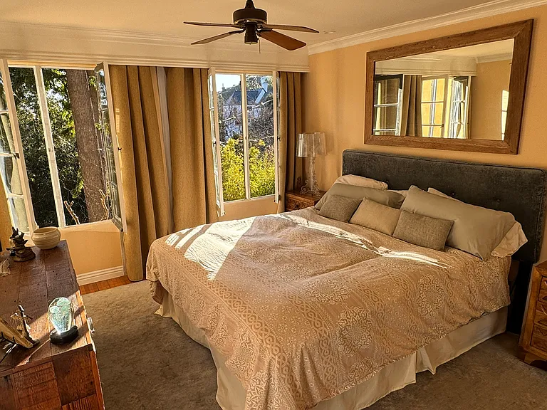 Master bedroom overlooking canyon
