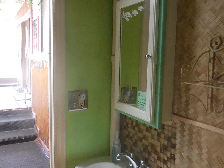 Bathroom view out.
