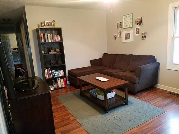 Living room has fresh paint