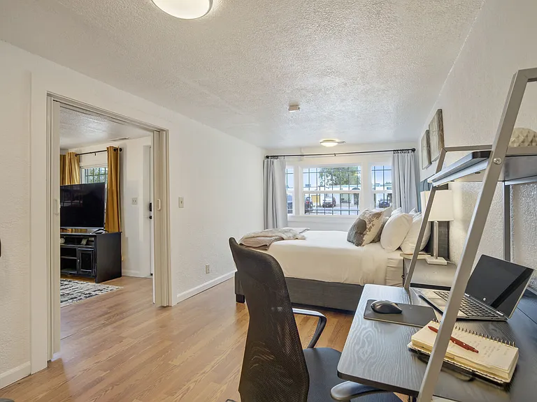 Bedroom #1
A dedicated desk makes it easy to stay productive during your stay.