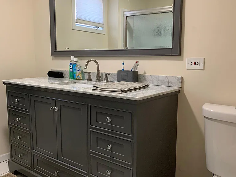 Newly remodeled bathroom