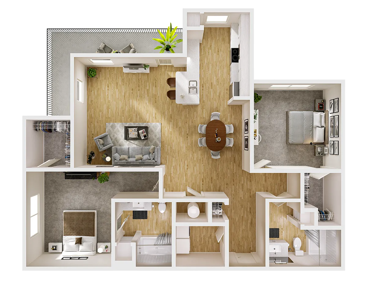 Floor plan B2D