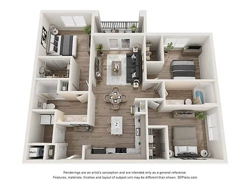 Floor plan C1