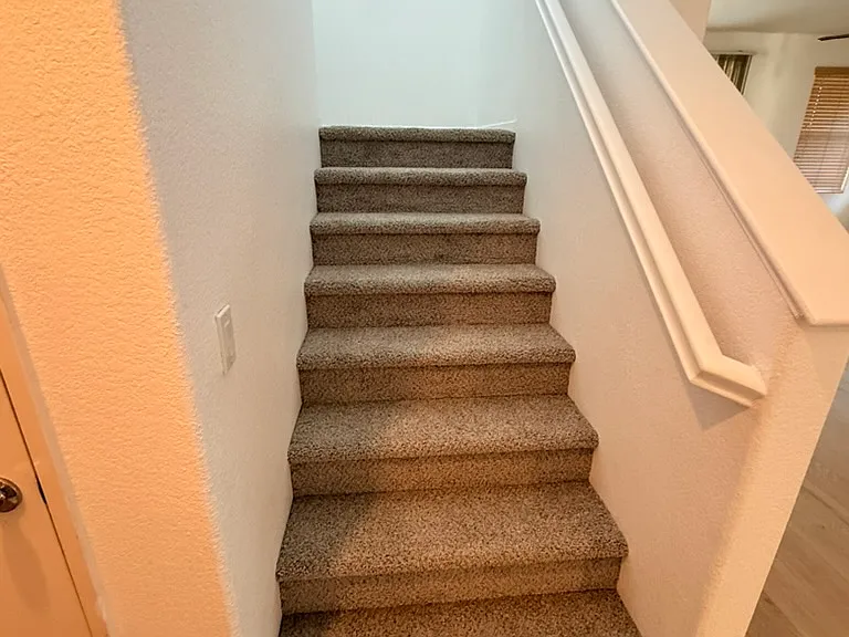 Stairs heading up to loft