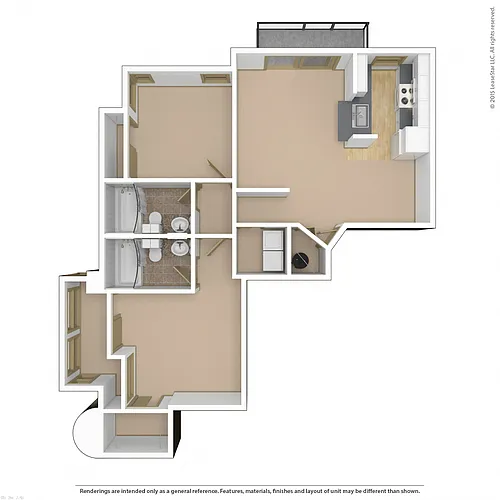 Floor plan 2x2i