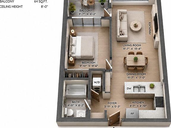 3rd image of 4178 Dawson St #1107