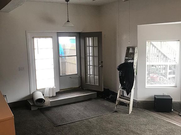 living room front door,leads to patio.