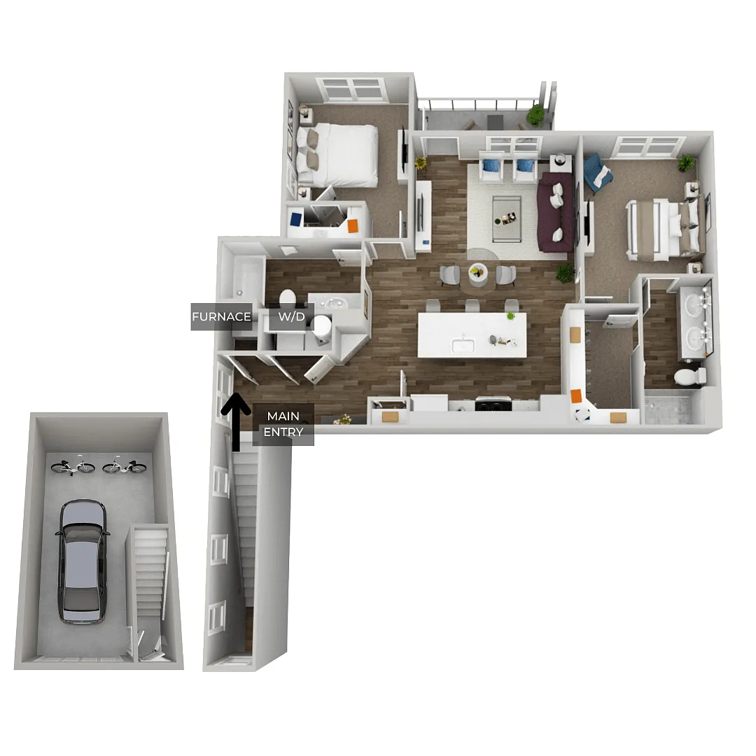 Floor plan Kinsey (Upper)