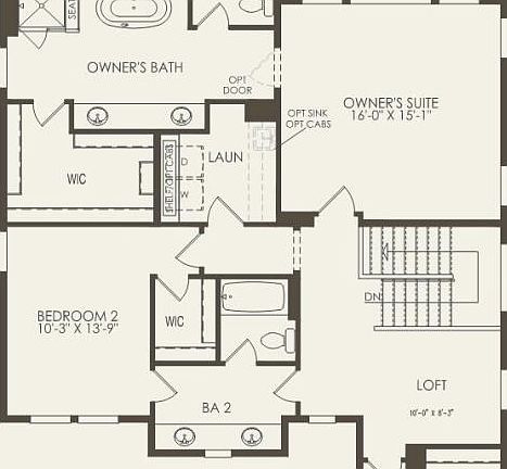 Second Floor 4 br 3 ba