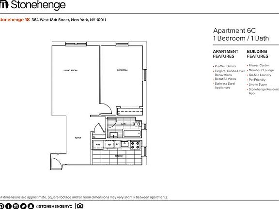 2nd image of 364 W 18th St APT 6C