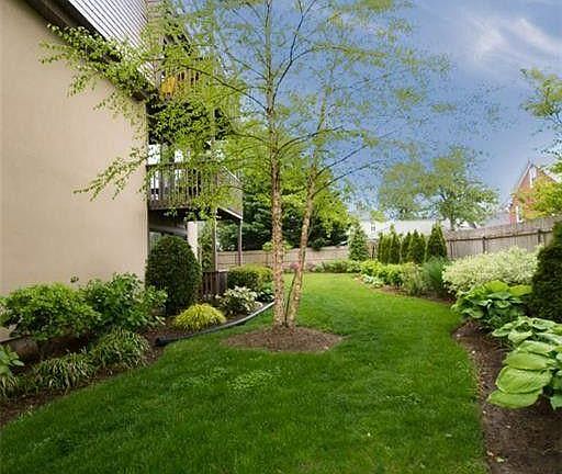 Landscaping view from balcony