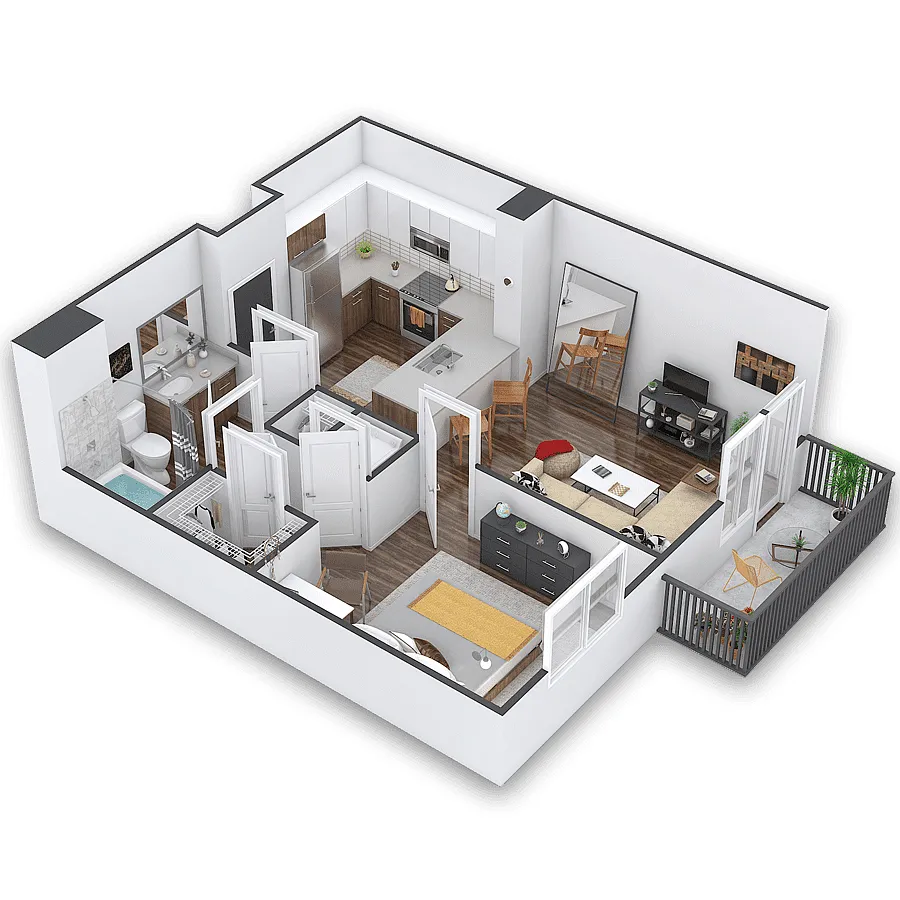 Floor plan Evans