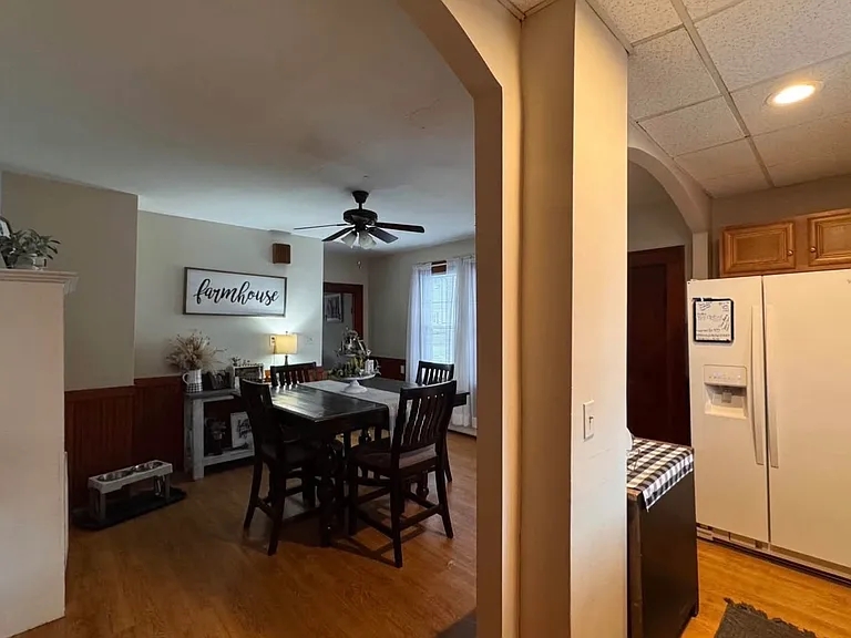 Dining area view