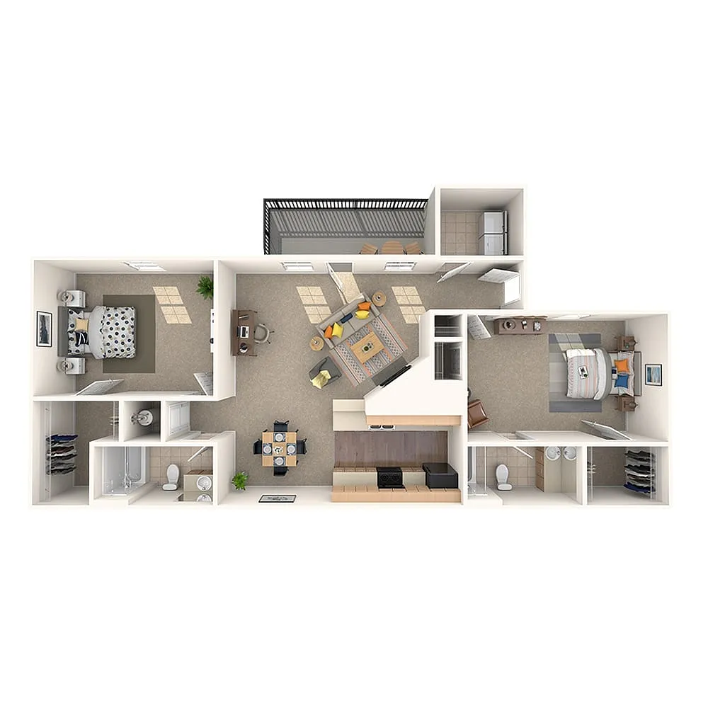 Floor plan Azalea Renovated