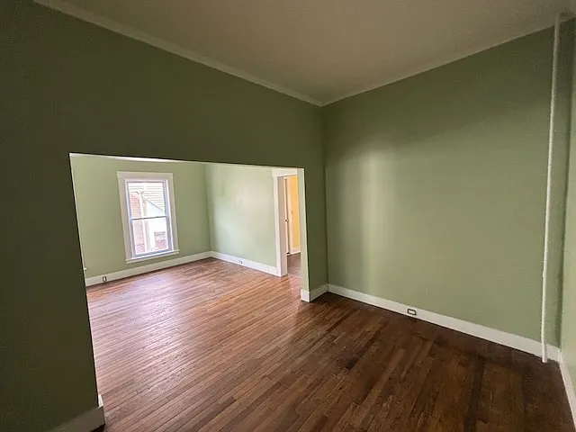 Dining room looking into living room