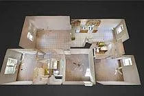 3-D floorplan