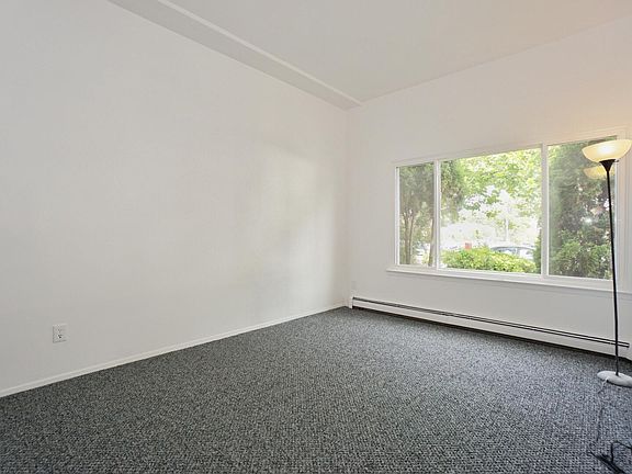Baseboard heat and brand new carpet