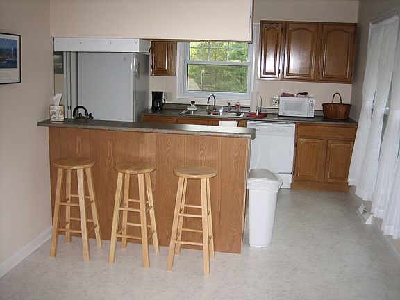 Remodeled kitchen.