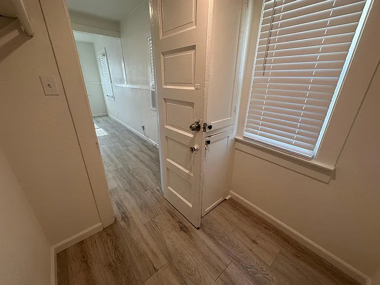 Inside of closet off of front room