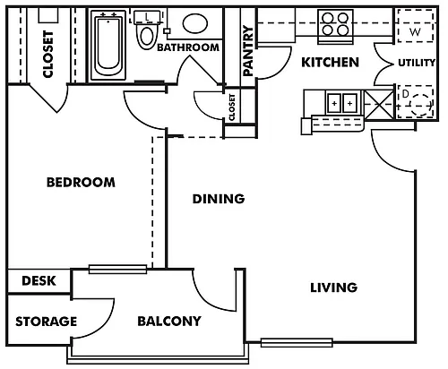 Floor plan Willow